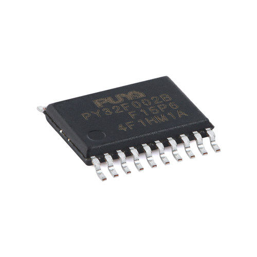 原装PY32F002BF15P6TU TSSOP-20 ARM Cortex-M0 32位微控制器-MCU