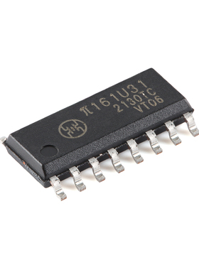 原装π161U31 SOIC-16增强型ESD 3kVrms 150Kbps六通道数字隔离器