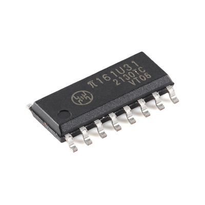 原装π161U31 SOIC-16增强型ESD 3kVrms 150Kbps六通道数字隔离器