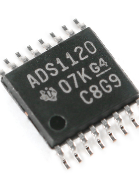 原装正品 贴片 ADS1120IPWR TSSOP-16 16位模数转换器芯片