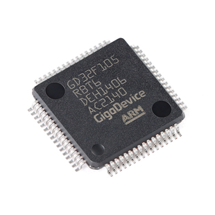原装GD32F105RBT6 LQFP-64 ARM Cortex-M3 32位微控制器-MCU芯片