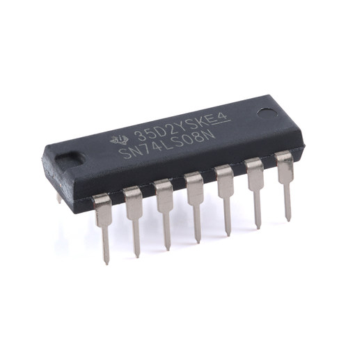 原装SN74LS08N PDIP-14 4通道 双输入  驱动强度双极与门 芯片