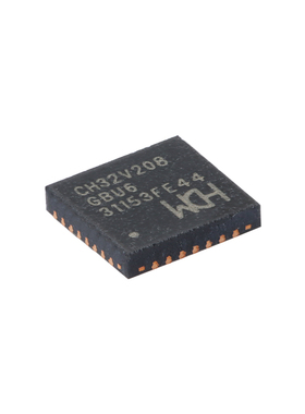 原装正品CH32V208GBU6 QFN-28 RISC-V内核 32位微控制器-MCU