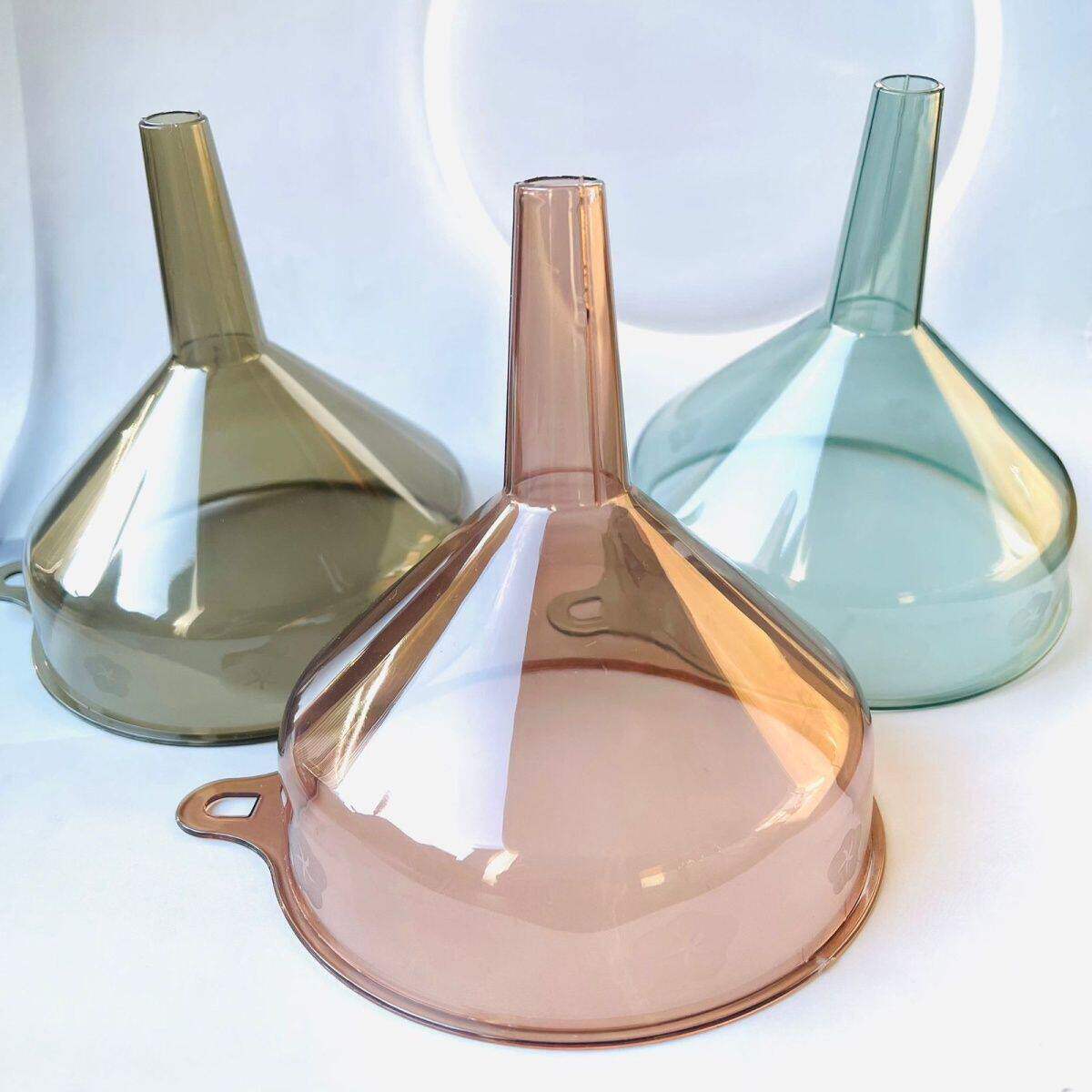 大号宽口塑料漏斗工具厨房大口径透明加厚分装酒漏液体锥形斗