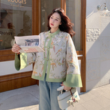 新款26春季新中式提花外套C155-8827-P165控268，女装短外套，2C155