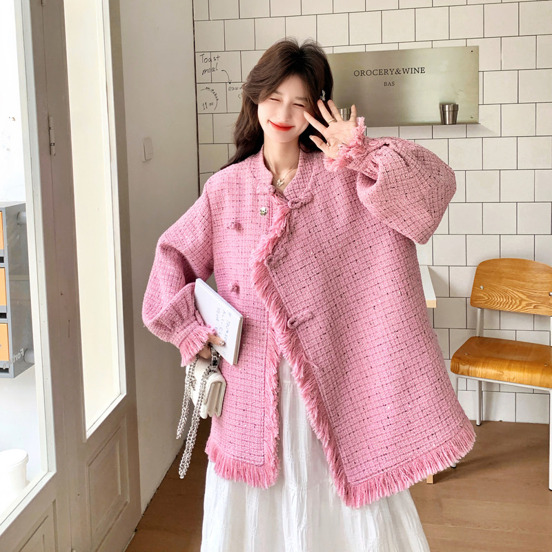 新款26春新中式小香风外套C155-8823-P175控288,女装短外套,2C155