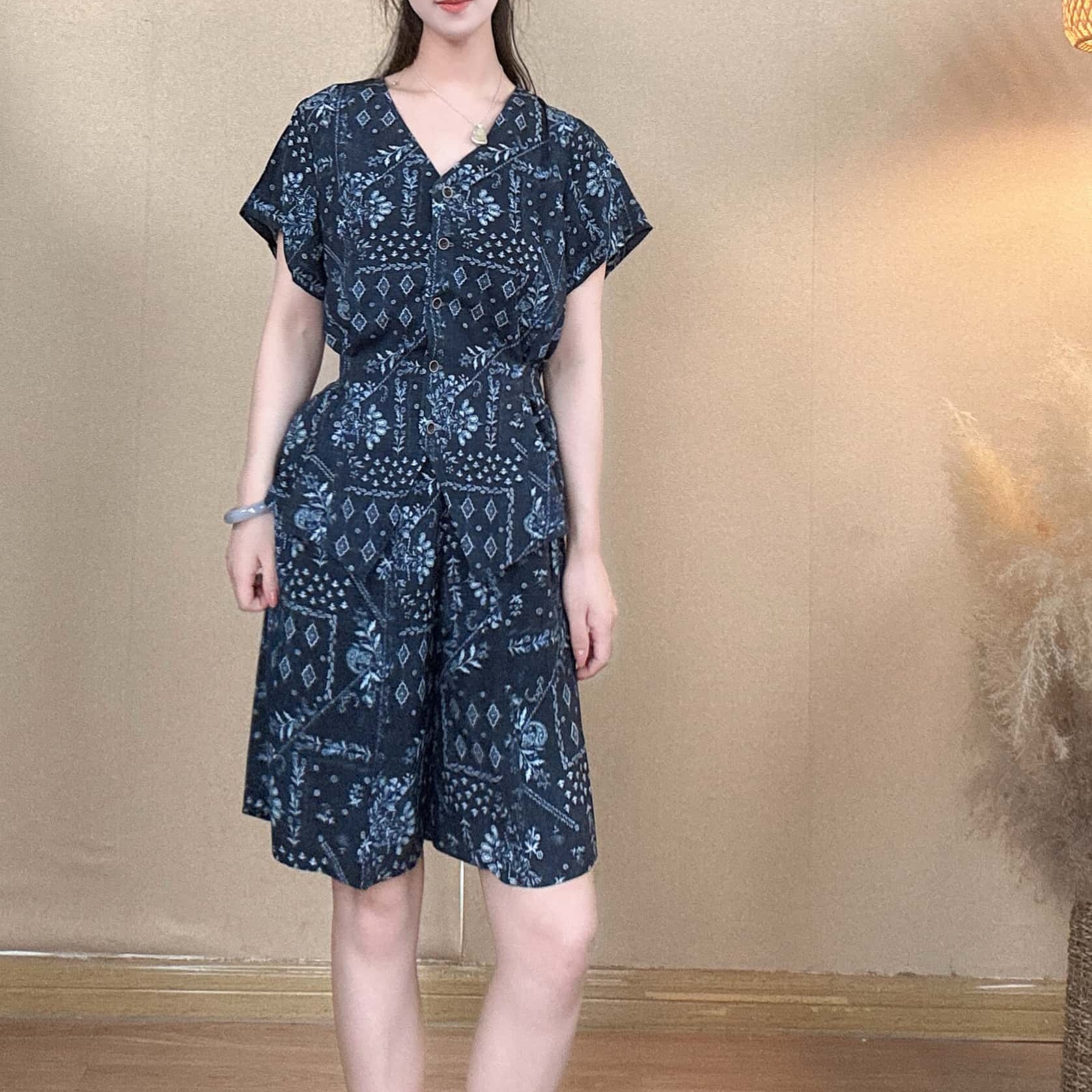衣羊羊棉绸睡衣女夏季短袖短裤家居服套装休闲宽松薄款透气大码