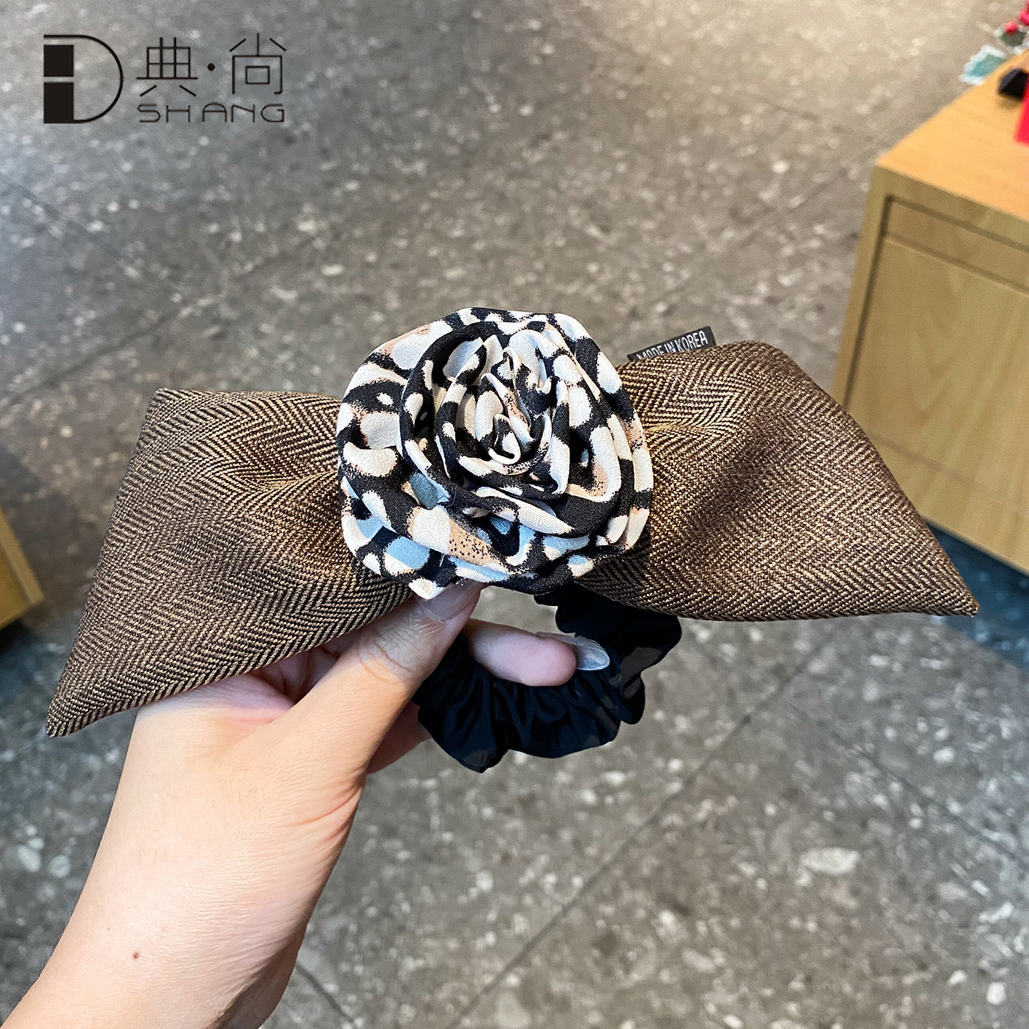 典尚发绳发圈布艺简约花朵造型