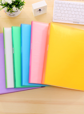 包邮PP彩色名片册 A4时尚商务名片夹320张名片簿 客服资料本