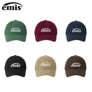emis帽子女新标经典棒球帽男明星同款大头围显脸小软顶韩系鸭舌帽