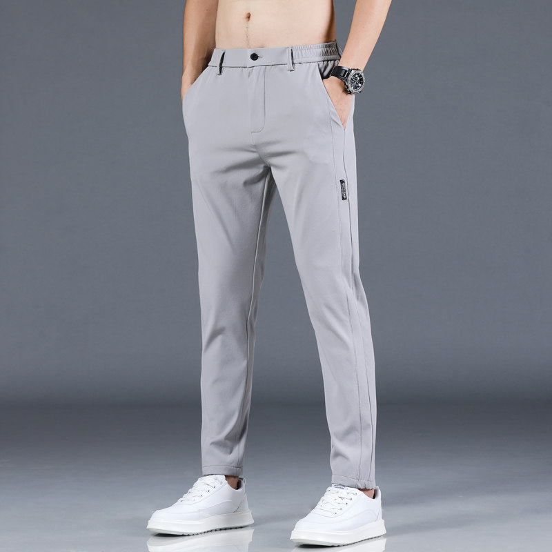 2023夏季新款薄款冰丝裤男装百搭休闲裤C1063-p30有现货/主推,男装休闲裤,星座224-3