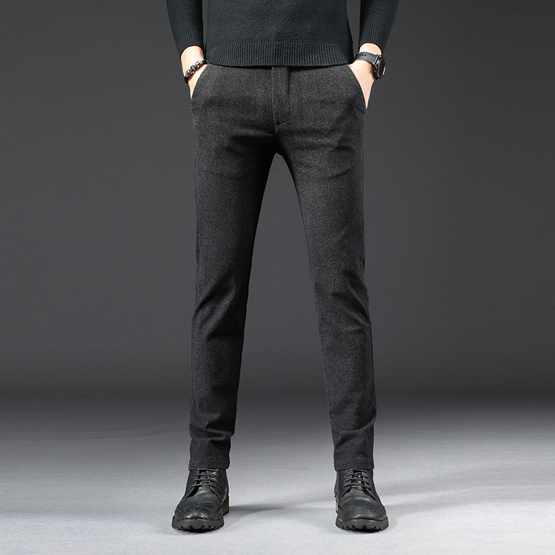 K9038-p36秋冬商务休闲裤男百搭西裤韩版修身直筒长裤潮男大码,男装休闲裤,星座224-3