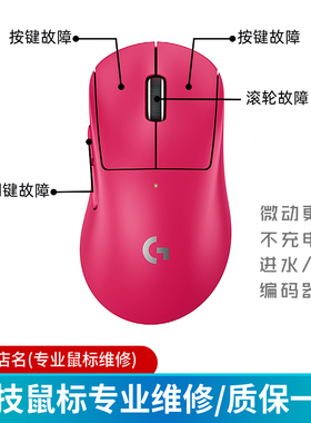 修鼠标维修双击断触换微动编码器GPW/G304/G402/G502/G102/G903