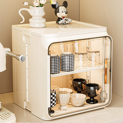 包邮防尘杯子收纳置物架桌面茶杯水杯架茶具收纳盒咖啡马克杯沥水