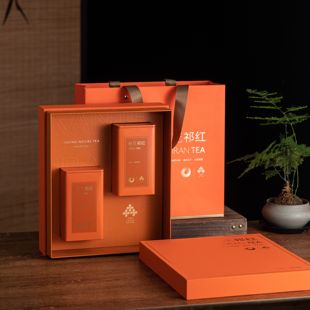 桂花祁红2025年新款红茶茶叶礼盒半斤一斤装茶叶罐礼盒桂花红茶