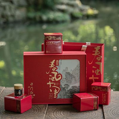祁门红茶新款复古风高档红茶茶叶包装盒一斤礼盒装祁门红茶空盒
