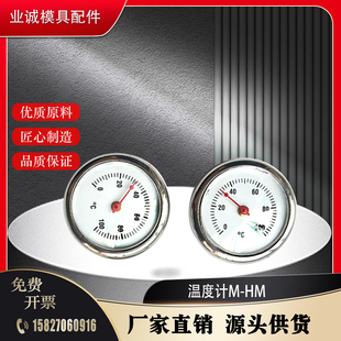 200度 模具温度计M 模温表 20磁性温度计测温范围0 HM10 米标M