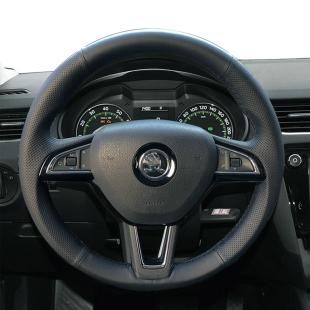 斯柯达明锐速派明锐柯珞克柯米克昕锐科迪亚克方向盘套手缝专用