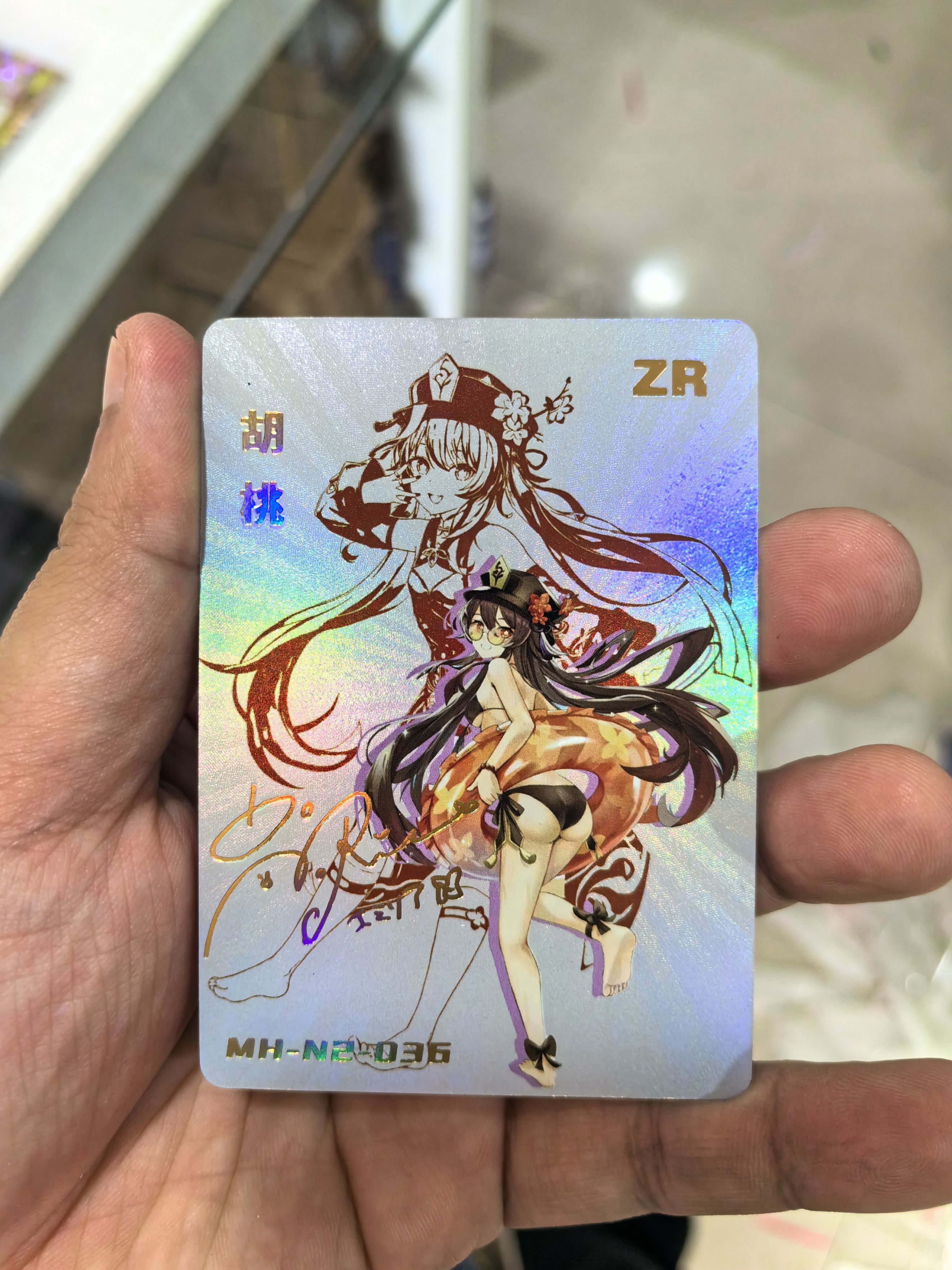 k1梦幻女神二弹炫彩折光烫金zr签名卡原神七龙珠收藏卡牌满百包邮 模玩/动漫/周边/娃圈三坑/桌游 收藏卡牌/卡片 原图主图