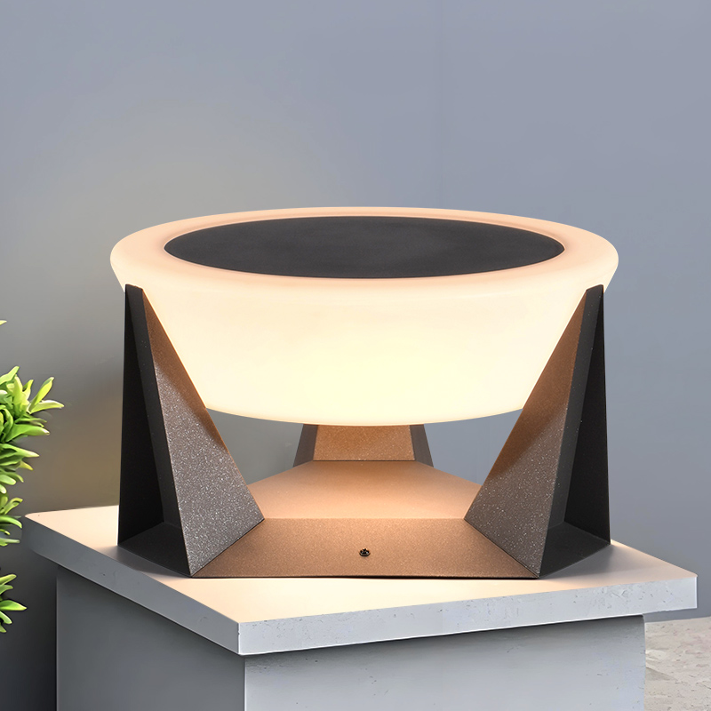 户外防水柱头灯太阳能围墙灯