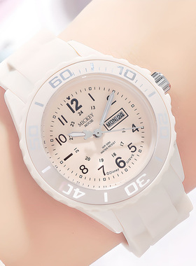 迪士尼学生初高中女生手表高中生初中生儿童女孩防水夜光电子表