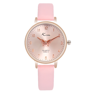 旋转蝴蝶秒针中小学生手表女孩个性简约儿童手表女童防水电子潮流