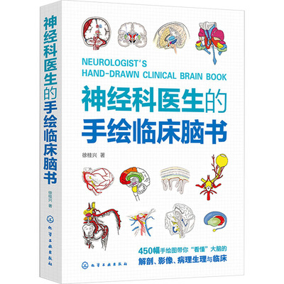 神经科医生的手绘临床脑书 徐桂兴 著 内科学医师参考资料图书 医学类书籍 化学工业出版