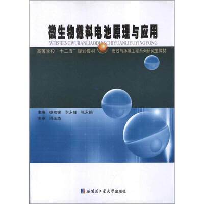 微生物燃料电池原理与应用 徐功娣,李永峰,张永娟 编 化学工业化工生产技术管理图书 专业知识书籍 哈尔滨工业大学出版