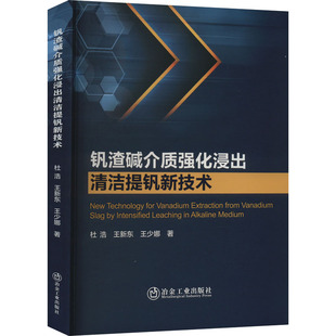 王少娜 王新东 著 冶金地质工程学专业书籍 9787502492199 钒渣碱介质强化浸出清洁提钒新技术 冶金工业出版 杜浩