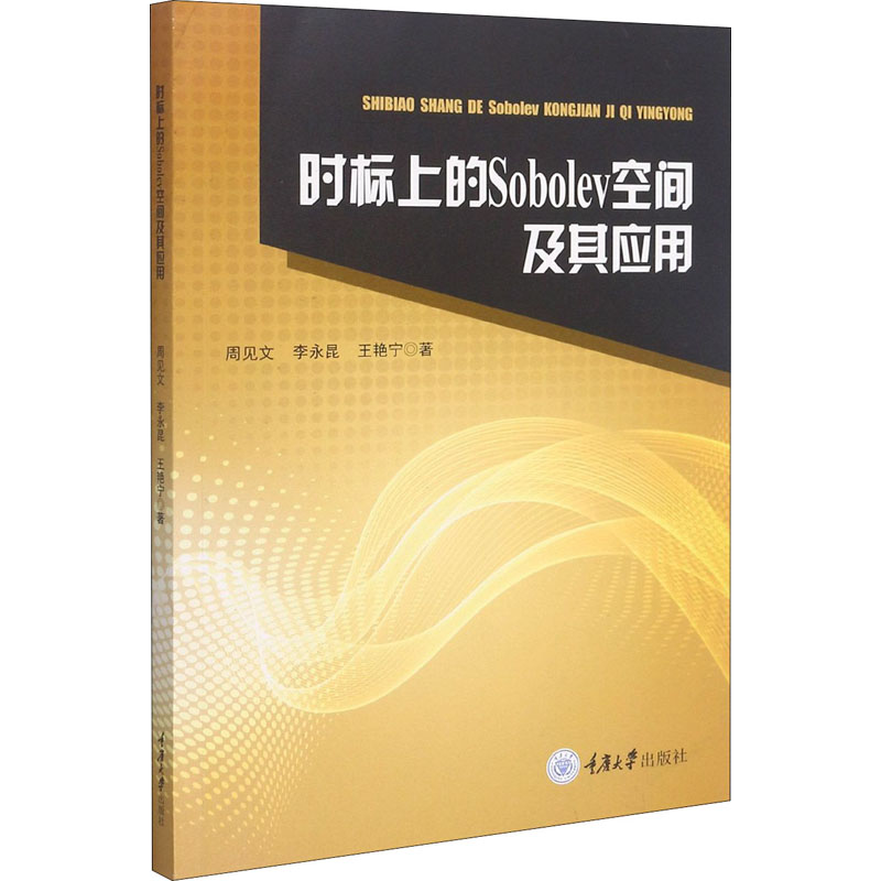 时标上的Sobolev空间及其应用 周见文,李永昆,王艳宁 著 自然科学科普类读物书籍 重庆大学出版 9787568915472