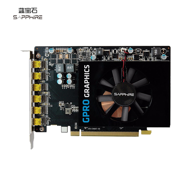 蓝宝石gpro 6200 4g商用*专业显卡券后1999.00元