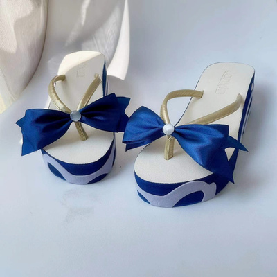 珊瑚心海cos鞋子稻妻高跟木屐