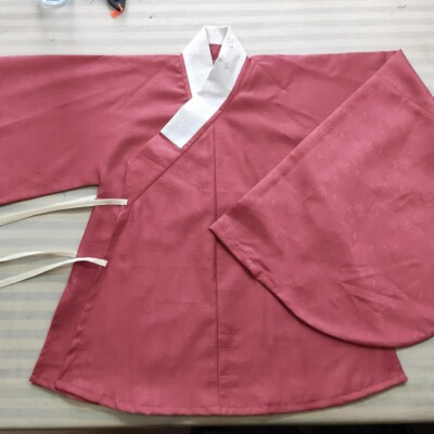 砚池荷声汉服来料工费交领立领