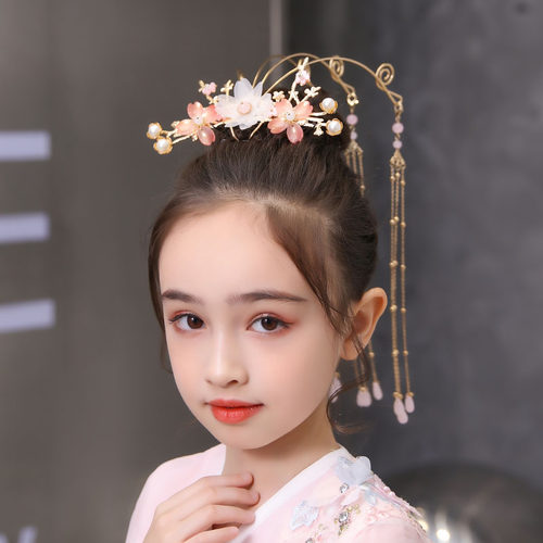 汉服凤冠超仙全套发饰步摇流苏