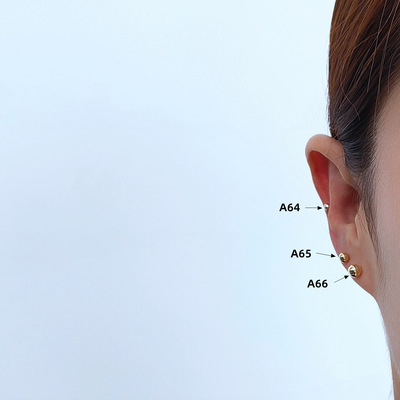 韩国小耳钉Byeonce925银针