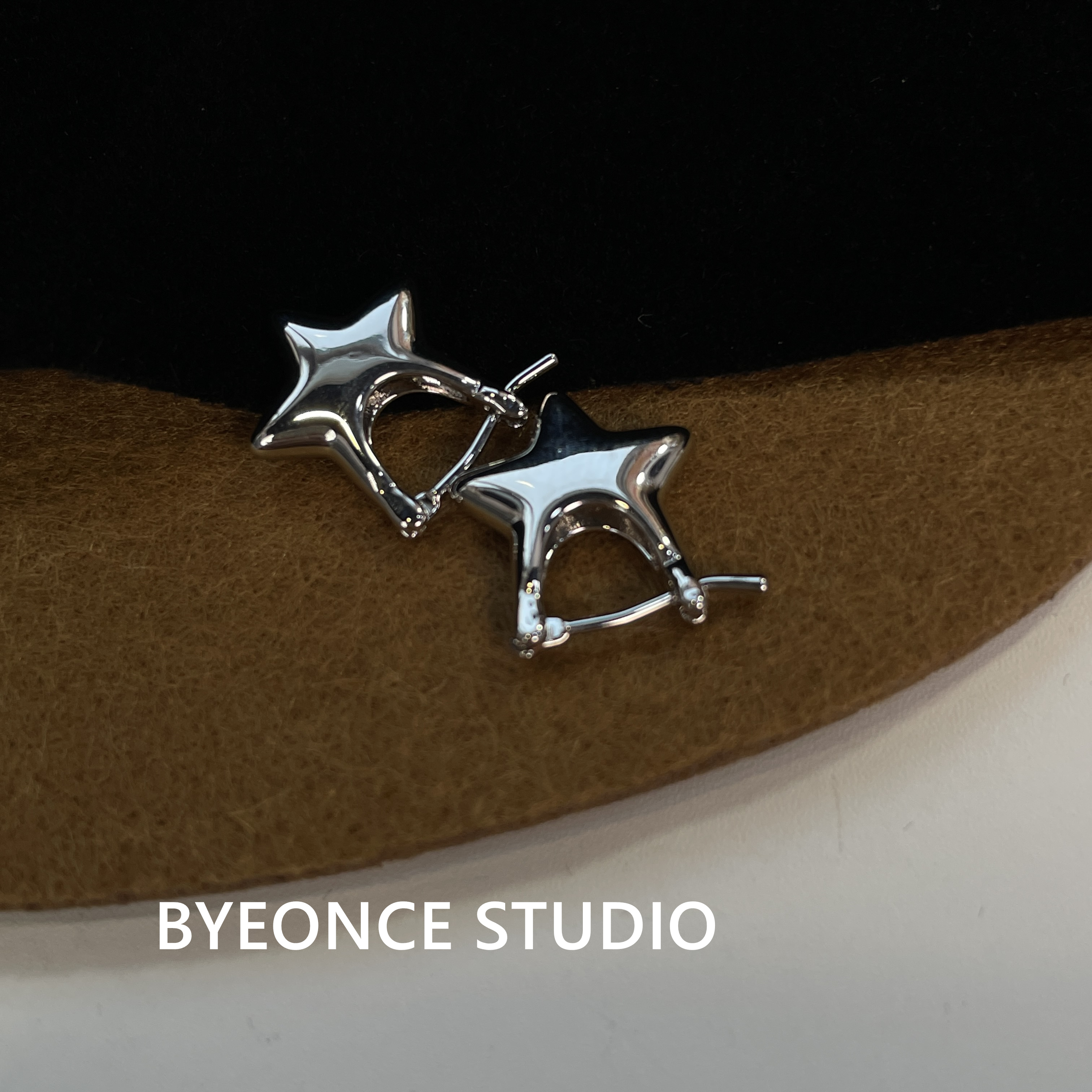 冷淡风简约星星耳环小众设计感耳钉2023新款潮气质百搭耳饰EH145