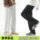 120cm加长版 子 加绒直筒休闲长裤 裤 子男大个子春秋宽松阔腿运动裤