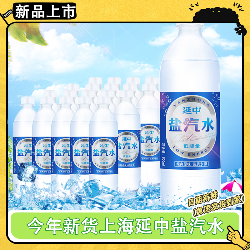 延中盐汽水大瓶整箱低价批发