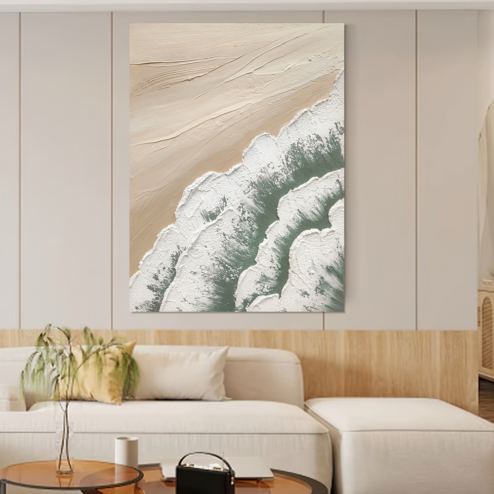 抽象油画玄关客厅装饰画极简风