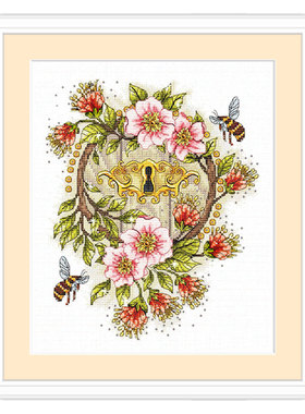 小小鱼DMC绣线十字绣套件 C1642心门新品风景精准印花手工