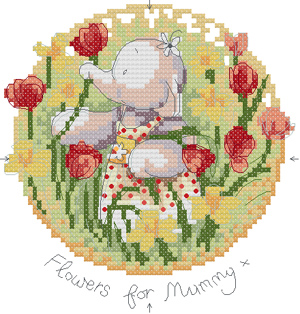 小小鱼ANC绣线十字绣套件 ANC小象33郁金香手工刺绣主题系列