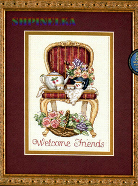 小小鱼 DMC绣线十字绣套件花卉DIM154-06954下午茶