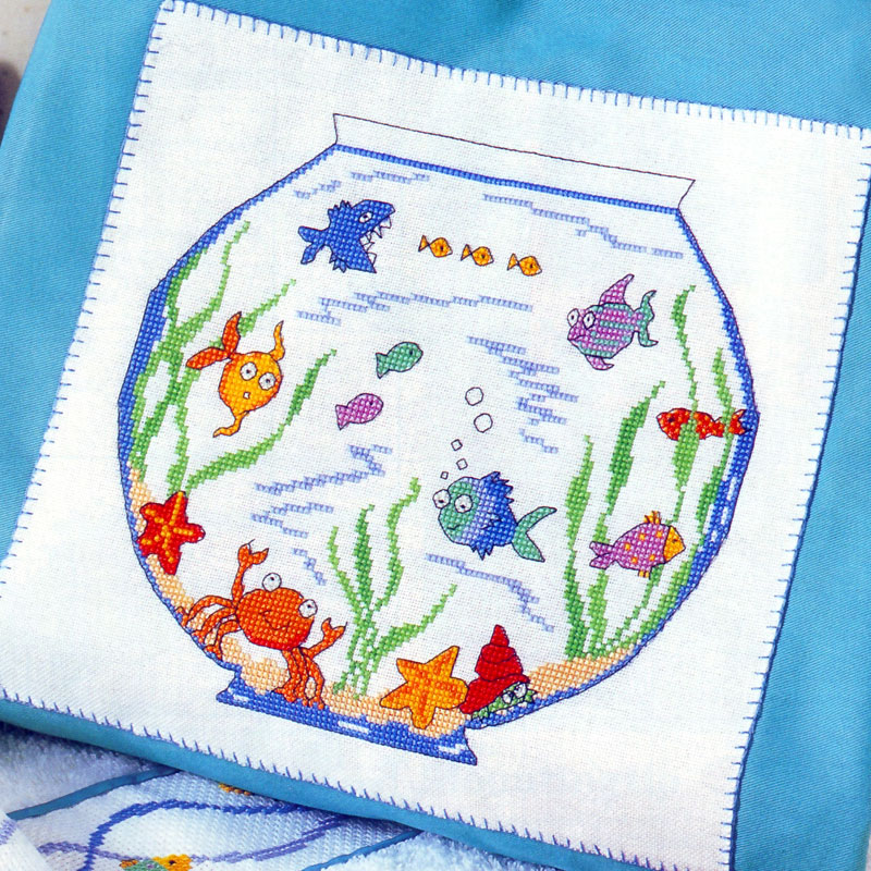 小小鱼绣线十字绣DMC套件欧式