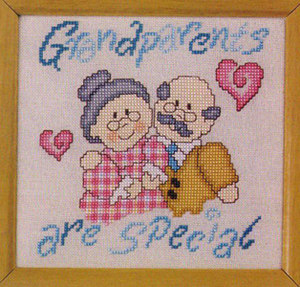 小小鱼dmc绣线十字绣套件 a363卡通老夫老妻精准印花diy可爱手工