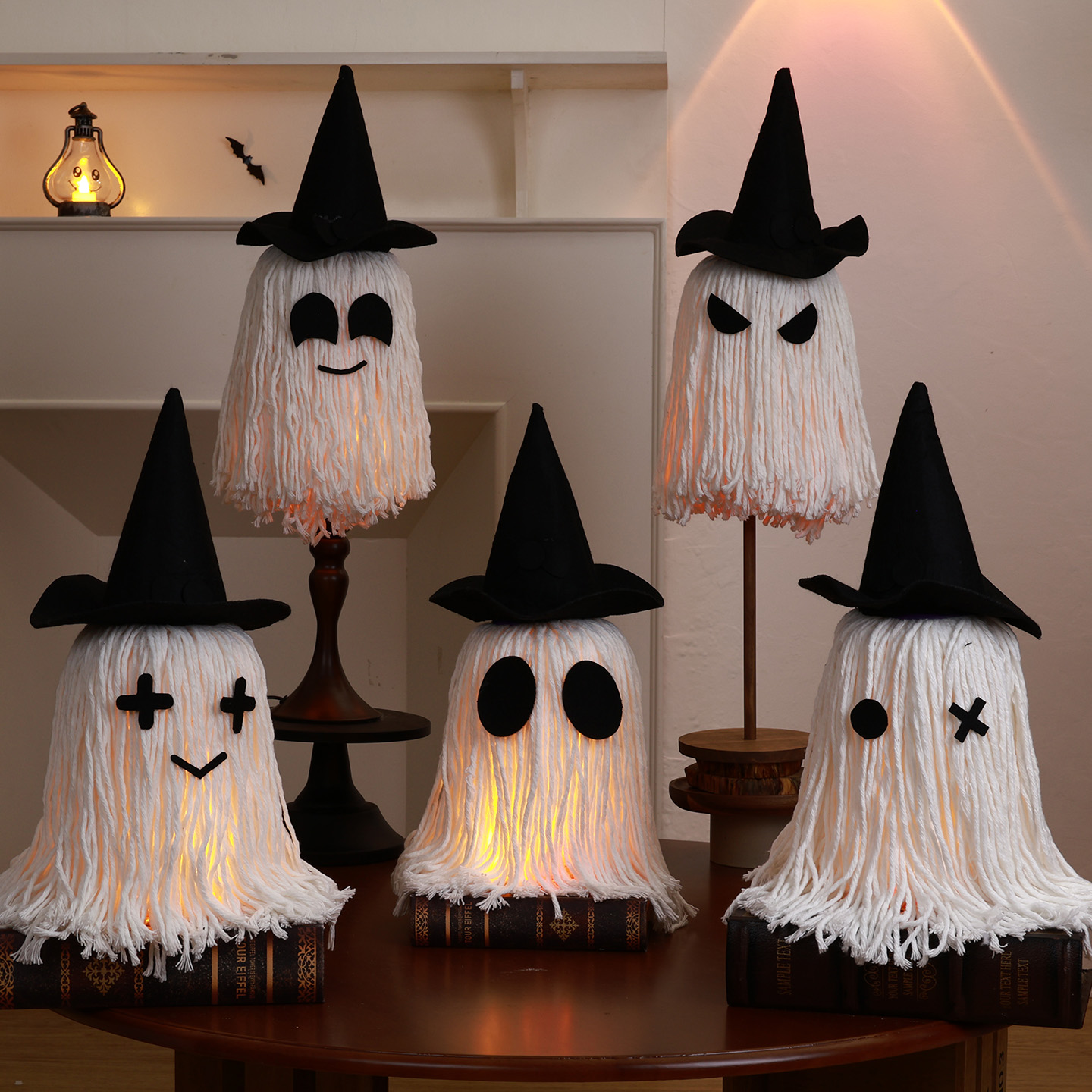 万圣节装饰品幽灵摆件店铺门口氛围布景桌面主题场景布置拍照道具