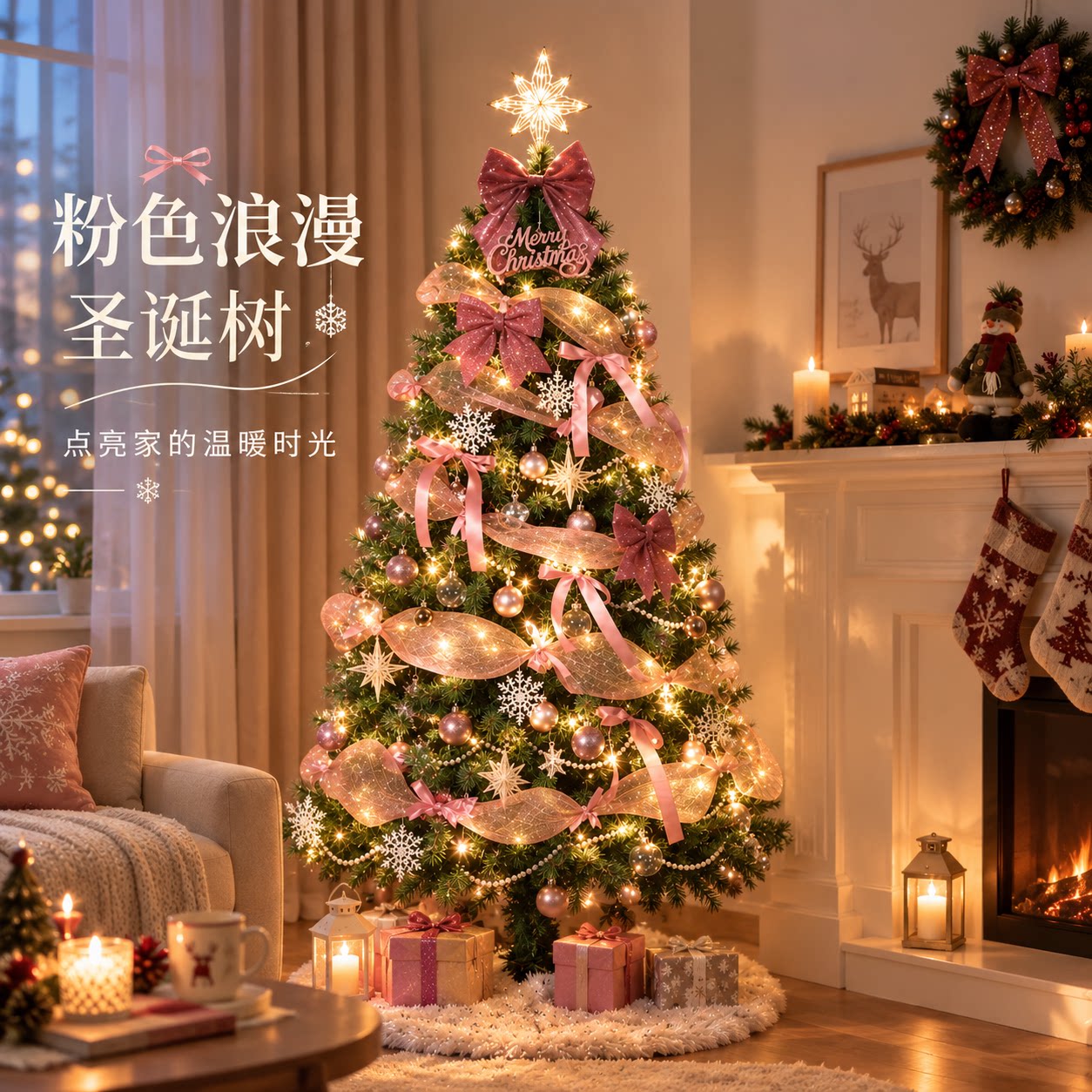 圣诞树客厅摆件2025新款di圣诞树