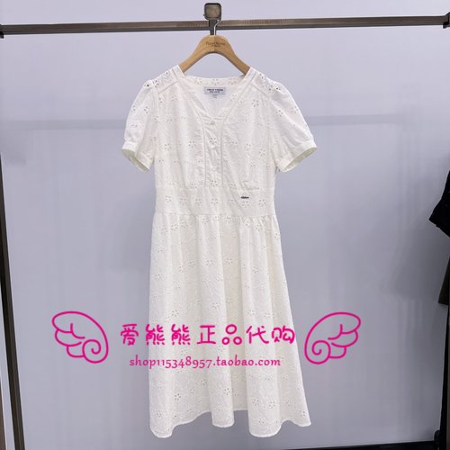 现货TeenieWeenie小熊25年夏正品连衣裙TTOW25M404Z-00 OW25M404Z