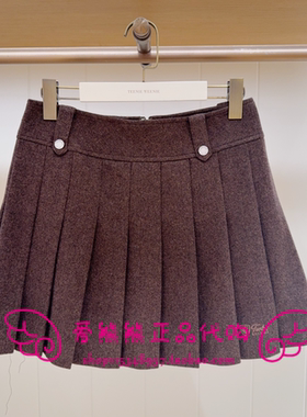 现货TeenieWeenie小熊25冬正品短裙TTWH254TC1B-00 WH254TC1B