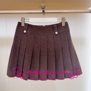 WH254TC1B 现货TeenieWeenie小熊25冬正品 短裙TTWH254TC1B