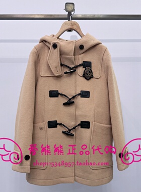 特价TeenieWeenie小熊冬款一手长羊绒毛呢大衣TTJW224T02P